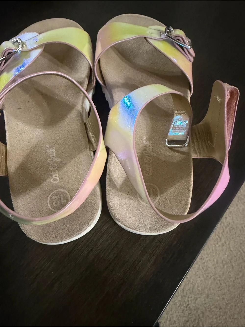 Kids Yellow Strappy Sandals - Lightweight Summer Comfort